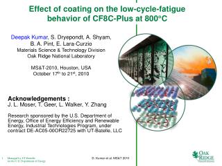 Effect of coating on the low-cycle-fatigue behavior of CF8C-Plus at 800 ?C