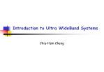 Introduction to Ultra WideBand Systems - slide 1