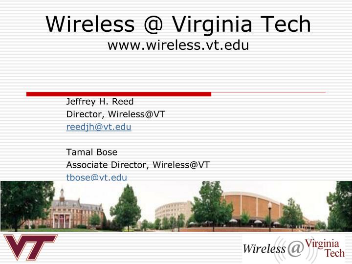wireless @ virginia tech www wireless vt edu