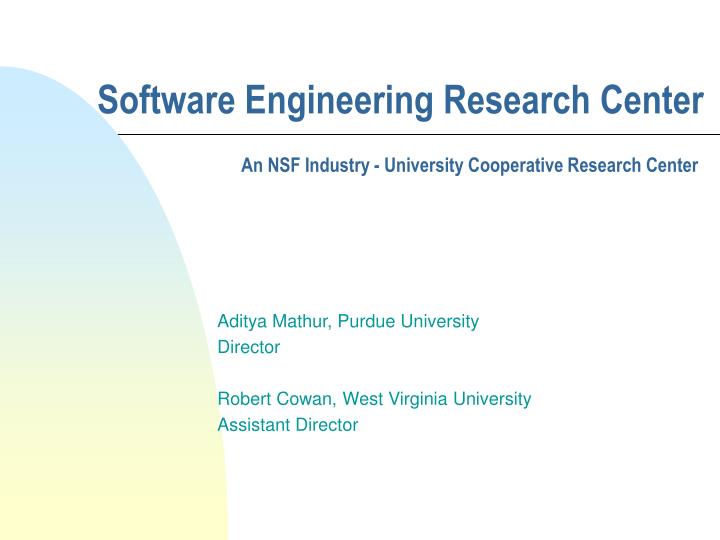 software engineering research center