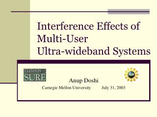 Interference Effects of Multi-User Ultra-wideband Systems