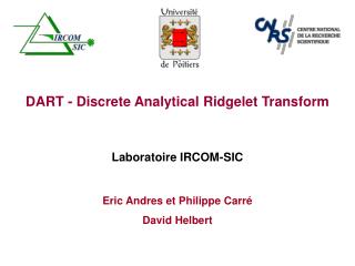 dart discrete analytical ridgelet transform