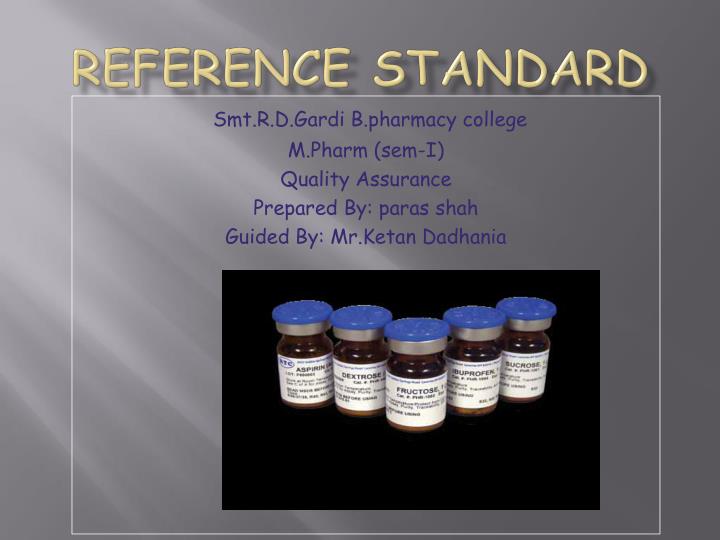 reference standard