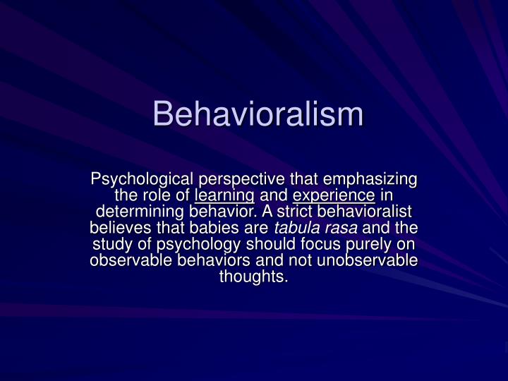 behavioralism