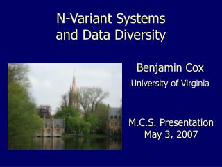 N-Variant Systems and Data Diversity