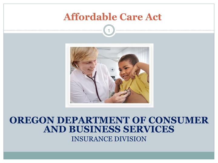 oregon department of consumer and business services insurance division