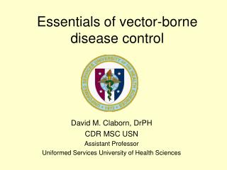 Essentials of vector-borne disease control