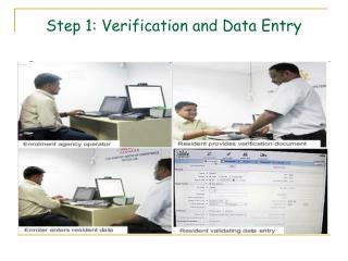 Step 1: Verification and Data Entry