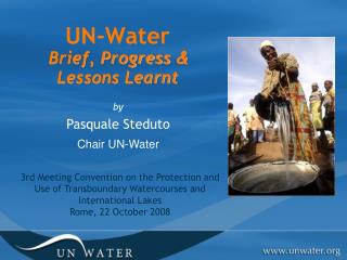 UN-Water Brief, Progress &amp; Lessons Learnt