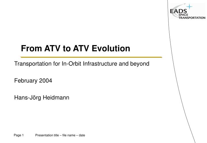 from atv to atv evolution