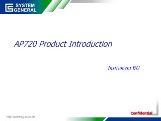 AP720 Product Introduction