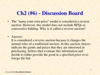 Ch2 (#6) - Discussion Board