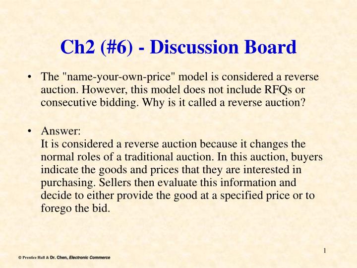 ch2 6 discussion board