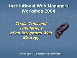 David Supple, University of Birmingham