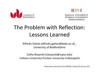 The Problem with Reflection: Lessons Learned