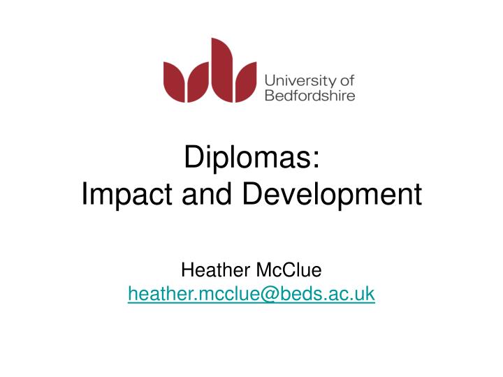 diplomas impact and development