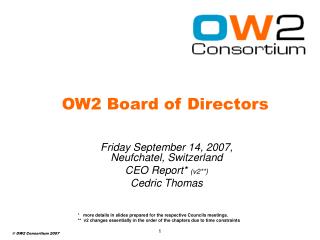 OW2 Board of Directors