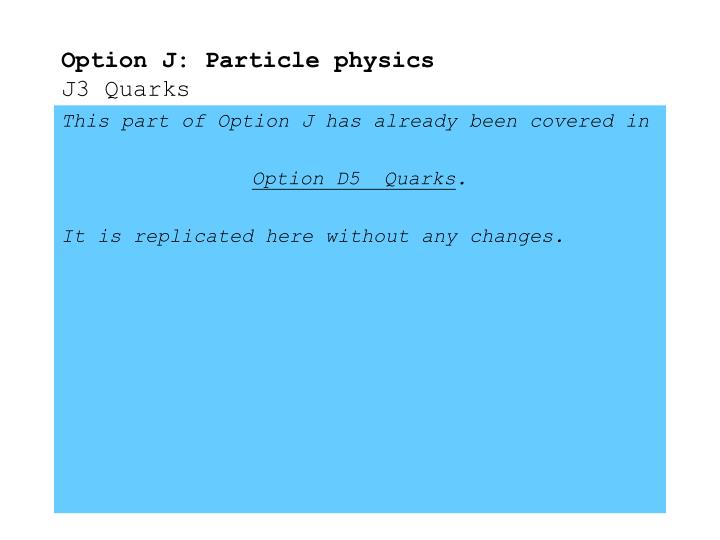 option j particle physics j3 quarks