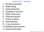 Understanding Random Quantities and Model Fitting in Astronomy - slide 1