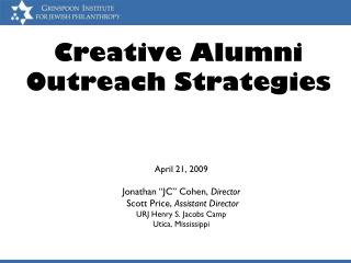 Creative Alumni Outreach Strategies