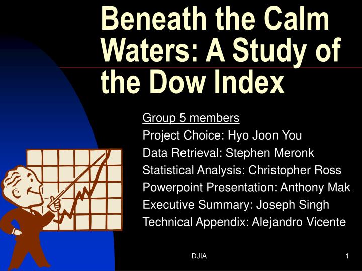 beneath the calm waters a study of the dow index
