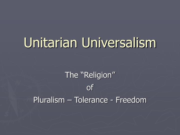 unitarian universalism