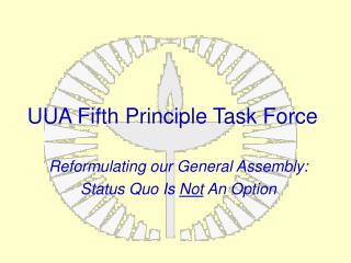 UUA Fifth Principle Task Force