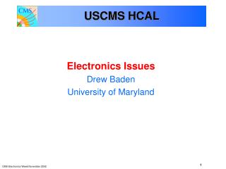 USCMS HCAL