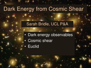 Dark Energy from Cosmic Shear