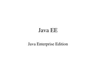 java ee