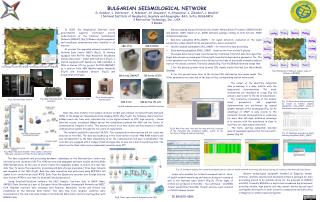 BULGARIAN SEISMOLOGICAL NETWORK