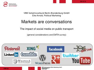VBB Verkehrsverbund Berlin-Brandenburg GmbH Eike Arnold, Political Marketing