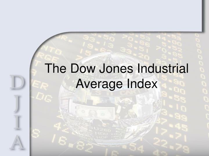 the dow jones industrial average index