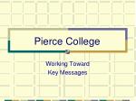 Pierce College - slide 1