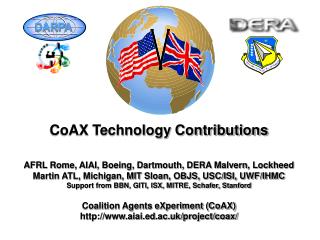 CoAX Technology Contributions