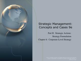 Strategic Management: Concepts and Cases 9e