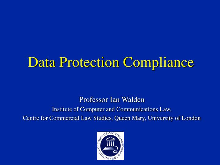 data protection compliance