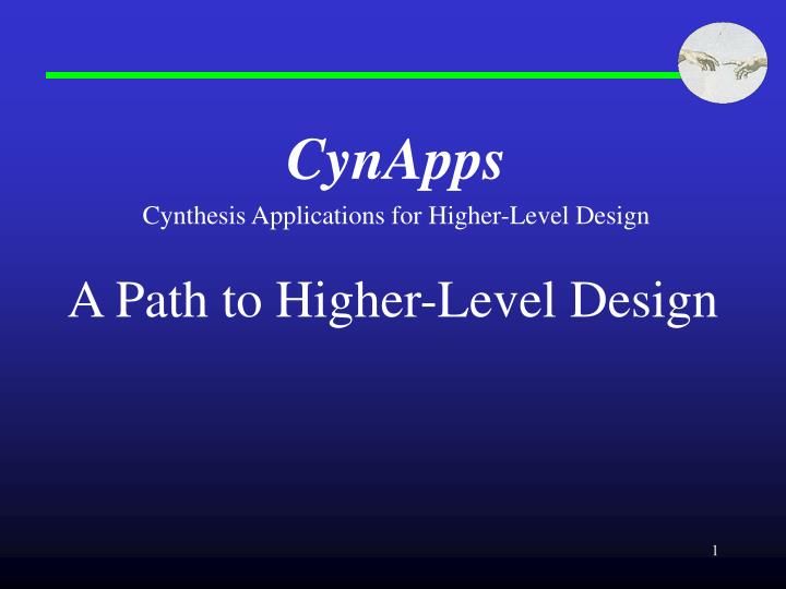 a path to higher level design