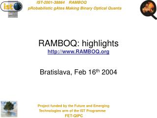 RAMBOQ: highlights RAMBOQ