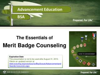 The Essentials of Merit Badge Counseling