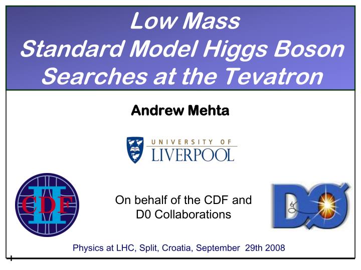 low mass standard model higgs boson searches at the tevatron