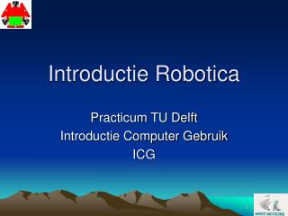 introductie robotica