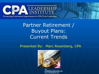 Partner Retirement / Buyout Plans: Current Trends