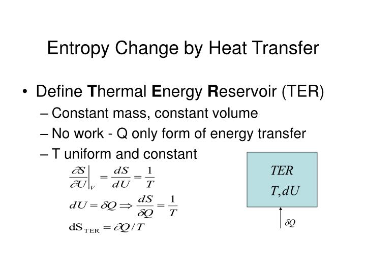 entropy change by heat transfer