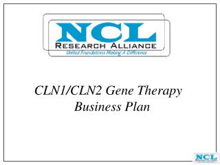 CLN1/CLN2 Gene Therapy Business Plan