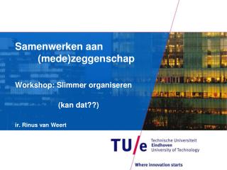 samenwerken aan mede zeggenschap