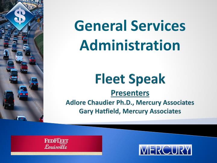 fleet speak presenters adlore chaudier ph d mercury associates gary hatfield mercury associates