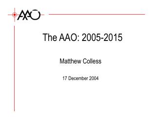 The AAO: 2005-2015