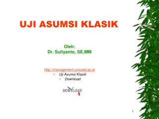 uji asumsi klasik