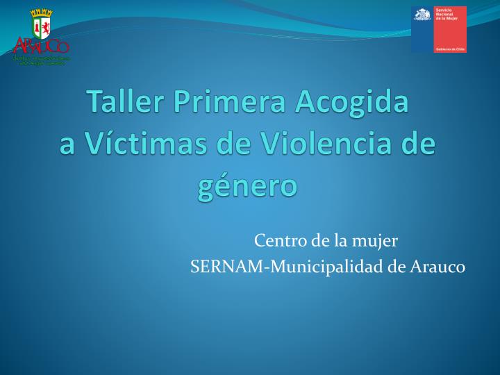 taller primera acogida a v ctimas de violencia de g nero